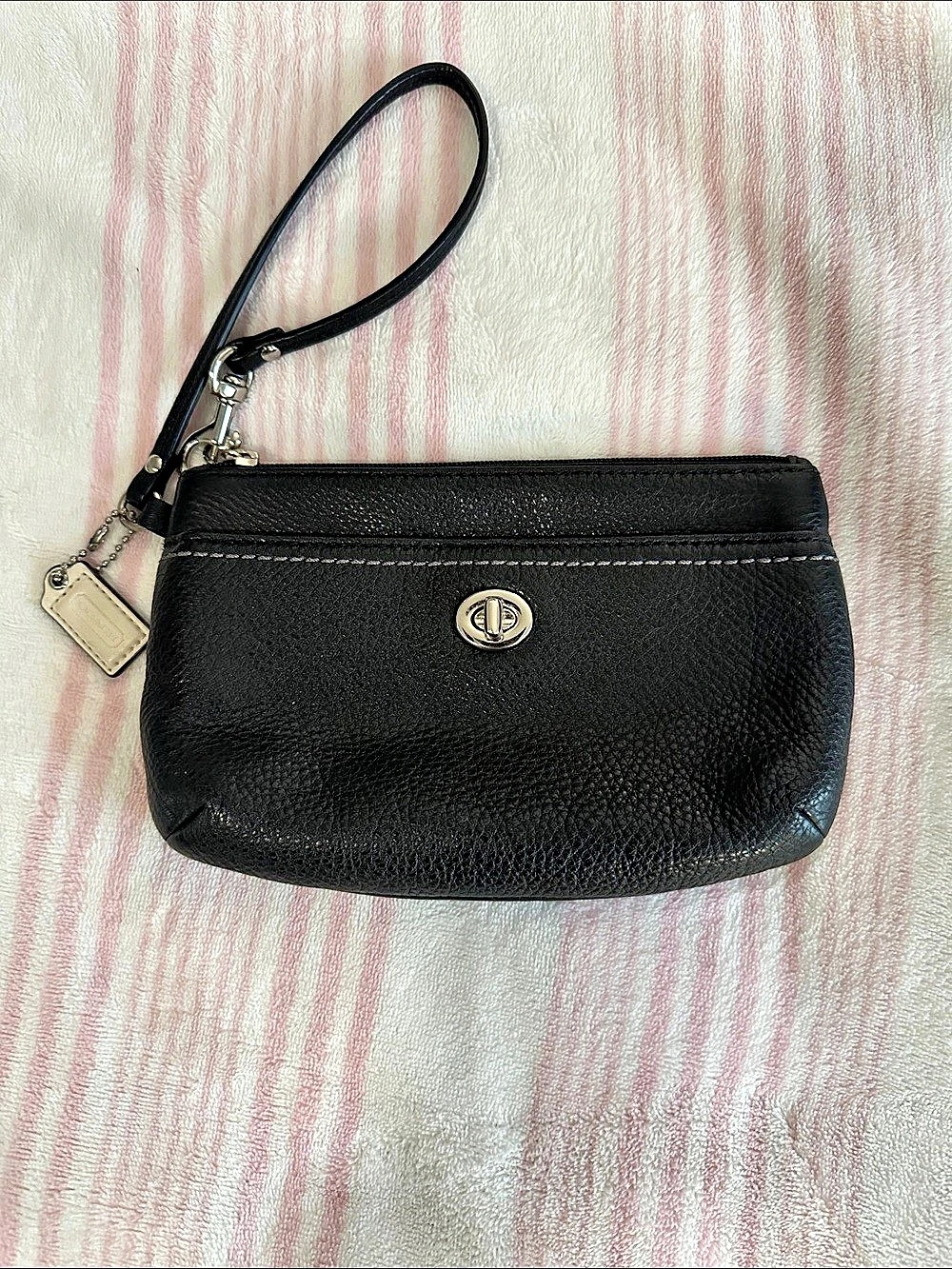 Coach Black Wristlet